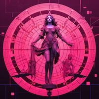 pink print